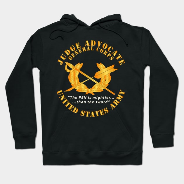 Judge Advocate General Corps - Pen is Mighter X 300 Hoodie by twix123844